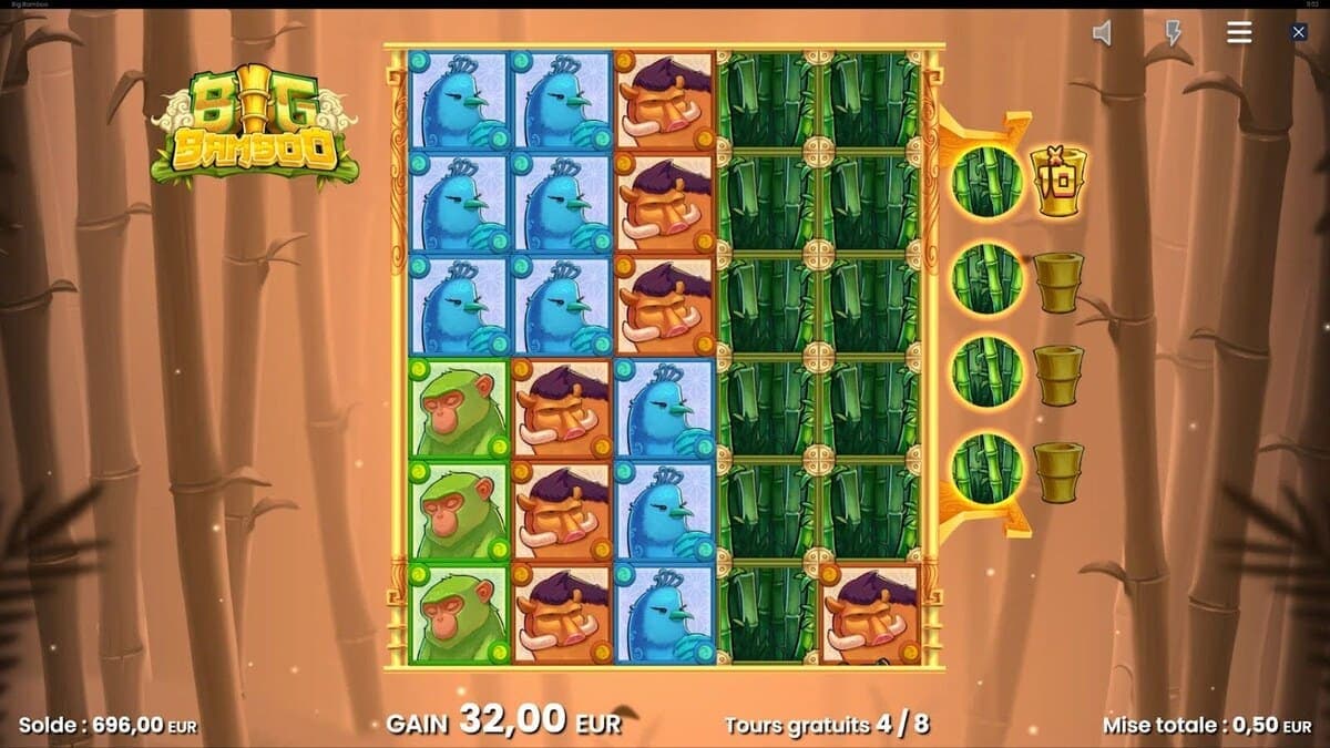 Symboles mystères Big Bamboo Slot