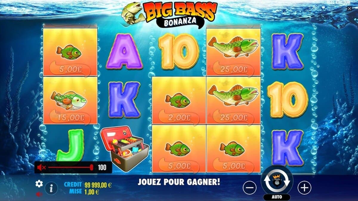 Jouer gratuitement jeu Big Bass Bonanza