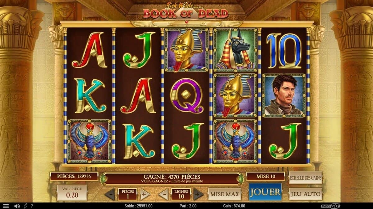 principes de base Book of Dead