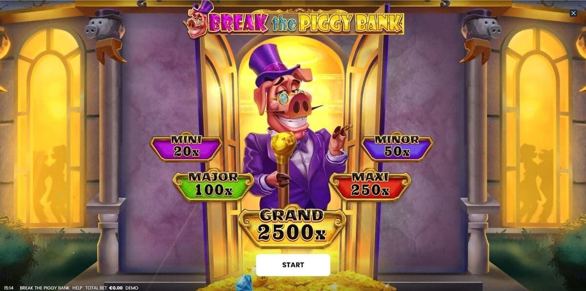 Freespins Break the Piggy Bank d’Octoplay Jeu