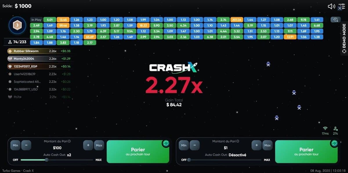 Stratégie CrashX Jeu