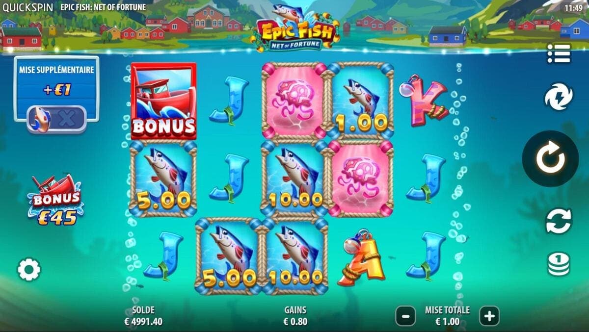 Présentation Epic Fish : Net of Fortune Jeu
