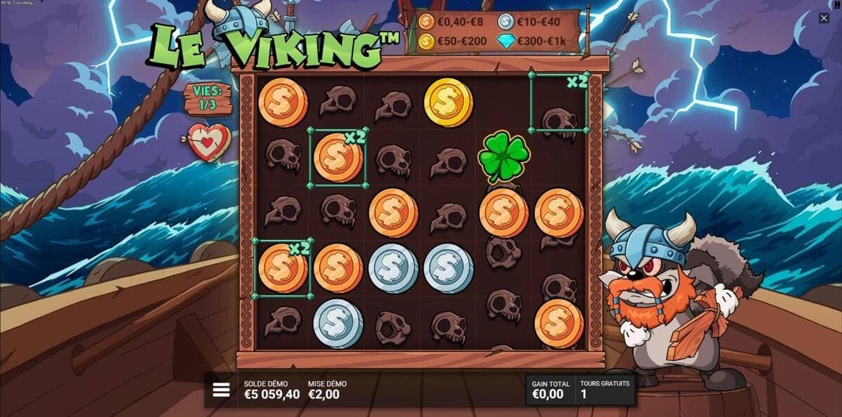 Multiplicateur Le Viking Jeu