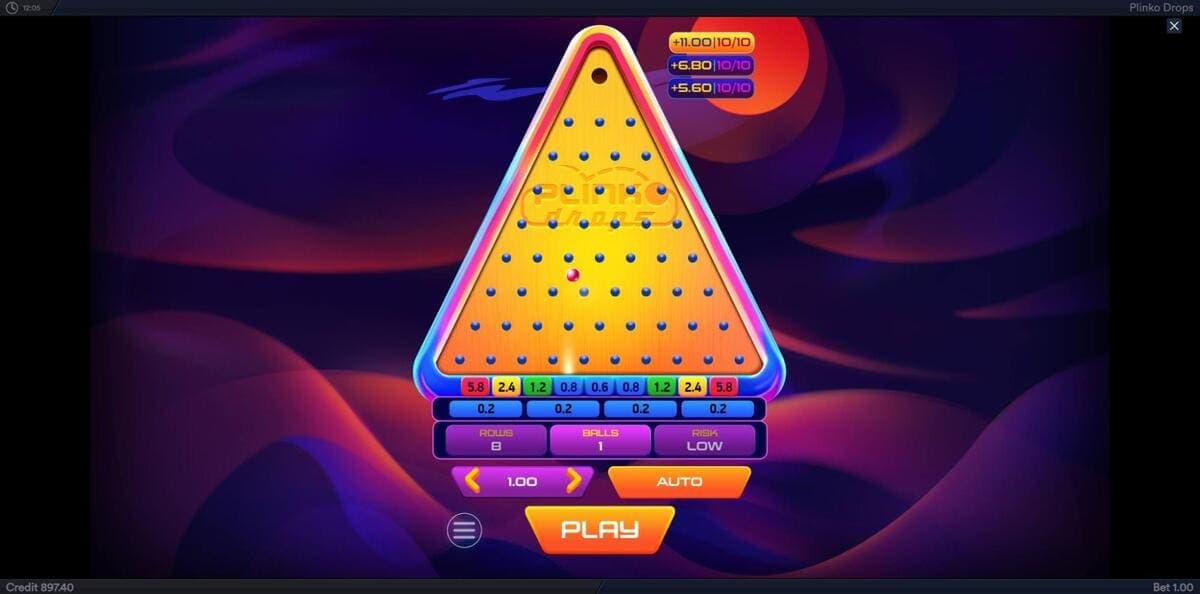 RTP Plinko Drops Jeu