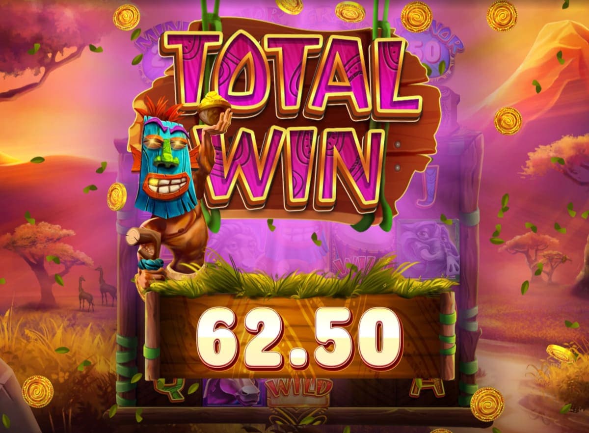 Gain suite à achat de bonus - Savannah Gold : Coin of the Wild