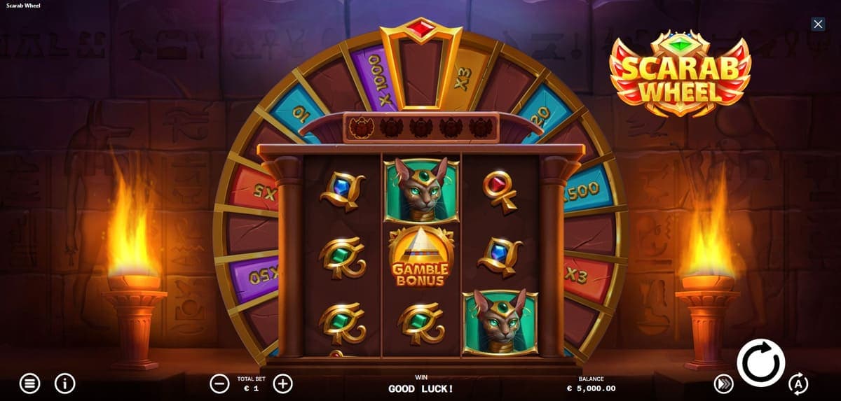 Roue scarabée Scarab Wheel Jeu