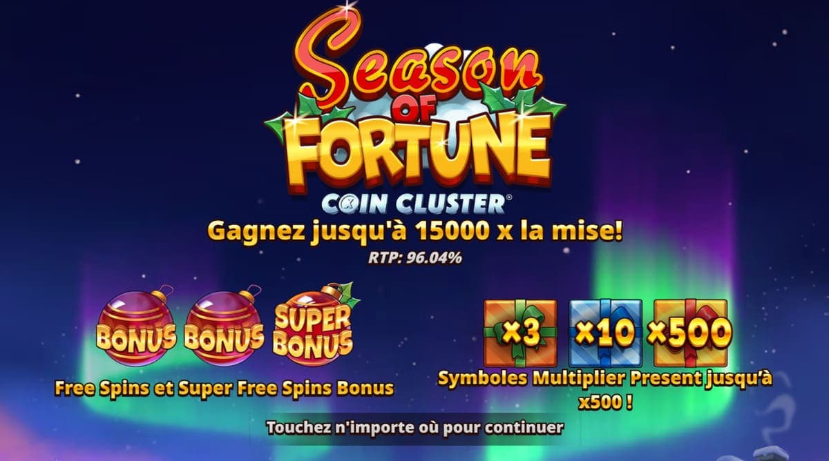 Accueil Season of Fortune Jeu