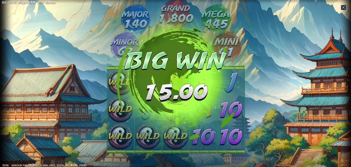 Gain - Shaolin Panda: Hold & Win