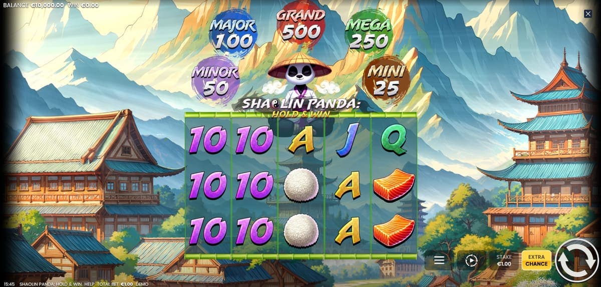 Grille - Shaolin Panda: Hold & Win