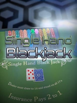 Single hand Blackjack