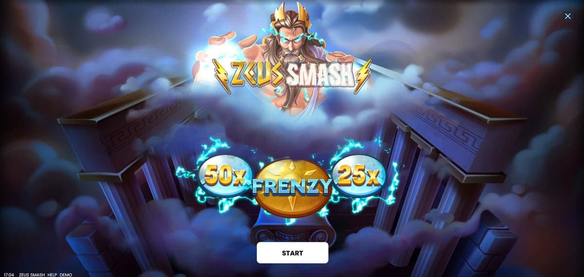 Écran d’accueil - Zeus Smash