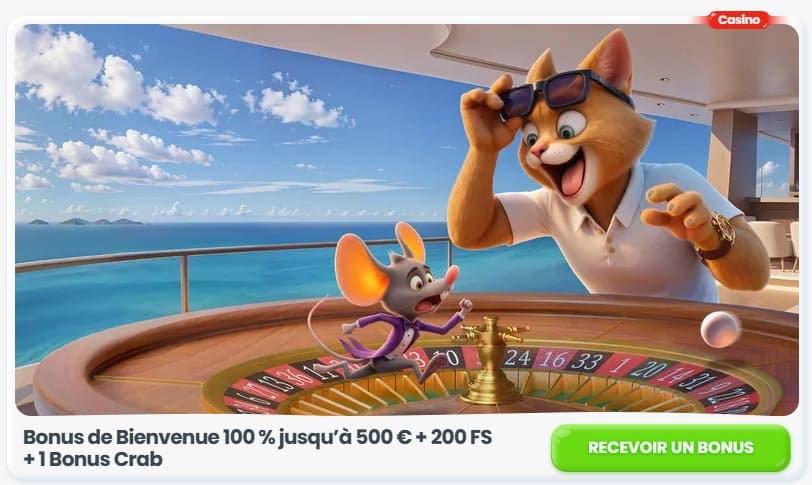 Bonus bienvenue Cazimbo Casino