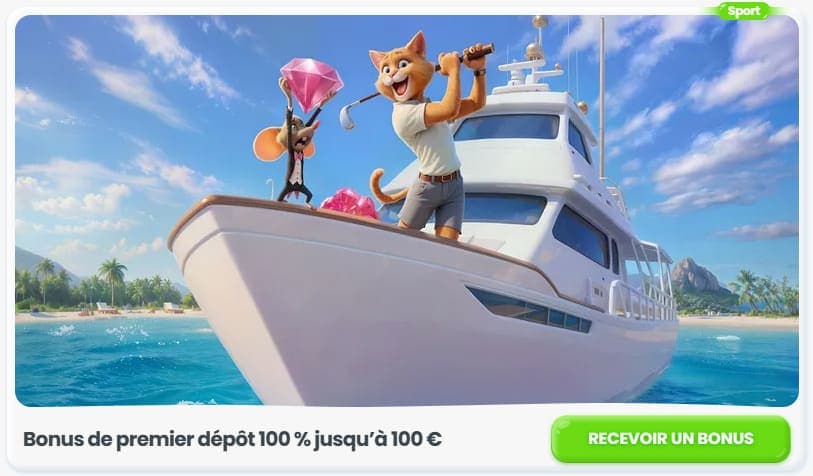 Bonus premier dépôt Cazimbo Casino