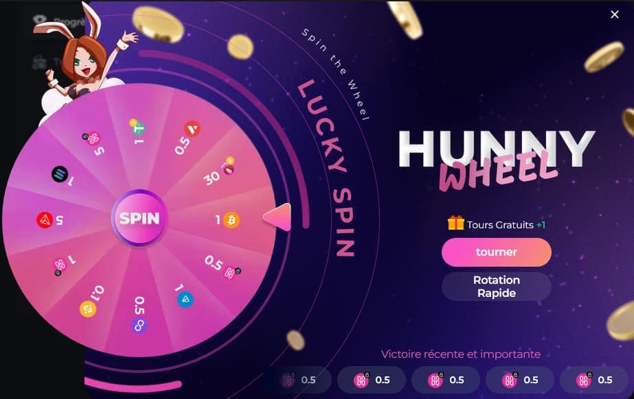 Hunny Wheel HunnyPlay Casino
