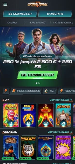 Spinational Casino Application Spinational Casino Application
