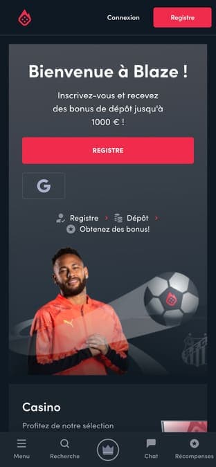Blaze Casino application Blaze Casino application
